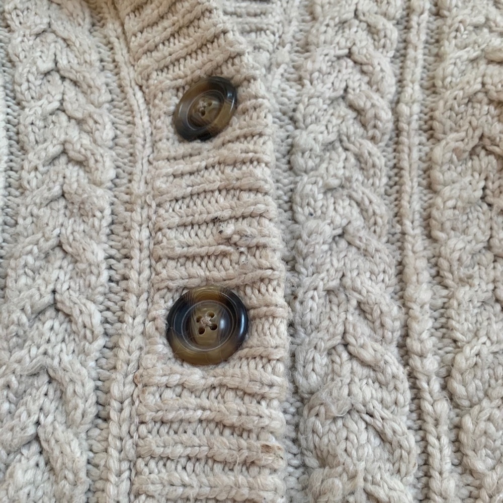 Abercrombie & Fitch Knit Wool Button Sweater - Picture 8 of 9